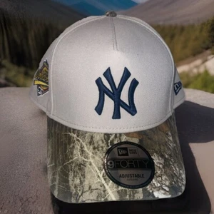 NY New York Yankees MLB New Era 1996 World Series Patch Real Tree A Frame Hat - Picture 1 of 6