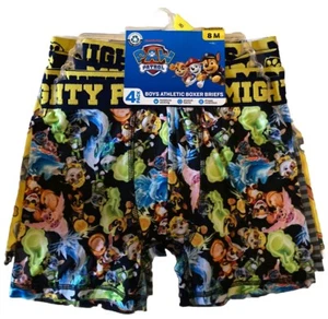 Paw Patrol Mighty Pups 4-Pack Boys Boxer Briefs Size 8 - Picture 1 of 7
