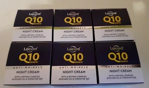 Aldi Lacura Anti- Wrinkle Q10 Renew Night Cream 50ml, X6. With a retinol complex - Picture 1 of 4