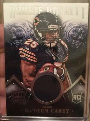 KA'DEEM CAREY 2014 CROWN ROYALE "ROOKIE ROYALTY" JERSEY PATCH RC /499! WILDCATS! - Image 1 of 2