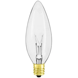 25 Pack Westinghouse Chandelier 25W Watt 130V Torpedo Tip Candelabra Clear - Picture 1 of 2