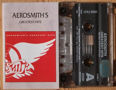 AEROSMITH - GREATEST HITS (COLUMBIA 474969) TURKISH CASSETTE COMP REISSUE EX CON - Image 1 of 4