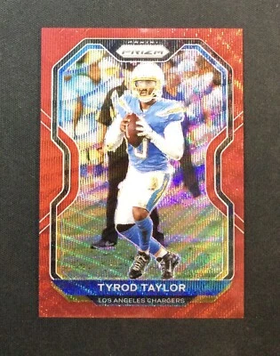2020 Panini Prizm #145 Tyrod Taylor Los Angeles Chargers Red Wave /149 - Image 1 of 2