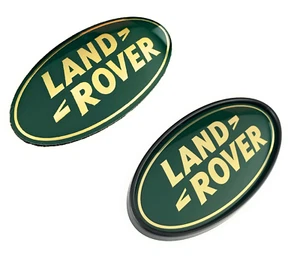 Range Rover Sport Tailgate + Grille Emblem Green Oval Badges DAG100330 DAH100680 - Imagen 1 de 5