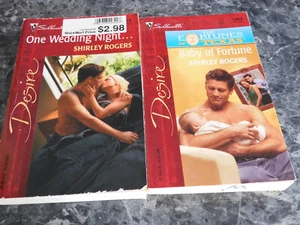 Silhouette Desire Shirley Rogers lot of 2 Contemporary Romance Paperbacks - Picture 1 of 1