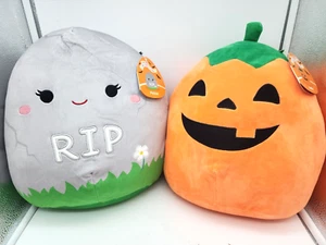 NWT 12" Squishmallow Lot Of 2 Halloween Felice And Jodie Squishy Plush Toy Lot  - Picture 1 of 8