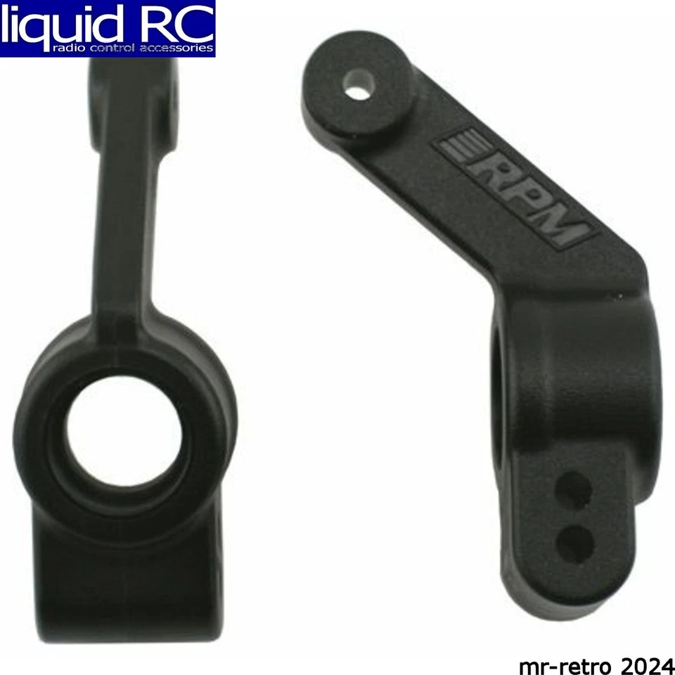 RPM R/C Products 80732 Rear Bearing Carriers Black: Slash 4x4 ST 4x4 Rally - Image 1 of 1