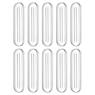 Wandschutz vor Möbeln, klare Silikon-Gummipuffer, 6cm x 14mm x 5mm, 10 Stück - Bild 1 von 4