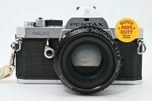 [MINT] Pentax MX SLR 35mm Film Camera SMC Pentax-A 50mm f/1.7 Lens - Picture 1 of 24