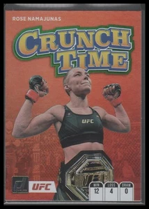 2022 Donruss UFC #7 Rose Namajunas Crunch Time Press Proof Pink - Picture 1 of 2