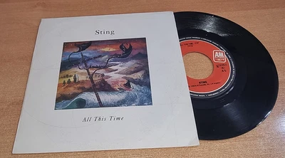 STING All this time 7" SPAIN SINGLE VINYL THE POLICE PICTURE SLEEVE VERY RARE - Image 1 of 3
