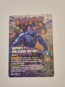 Superfly, Malicious Mutant 13/186 Character Rare UniVersus TMNT TMNT01 NM Card - Picture 1 of 2