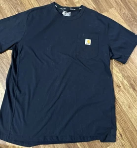 Carhartt Herren Navy Blue Pocket T-Shirt FORCE Relaxed Fit Gr. L - Bild 1 von 5