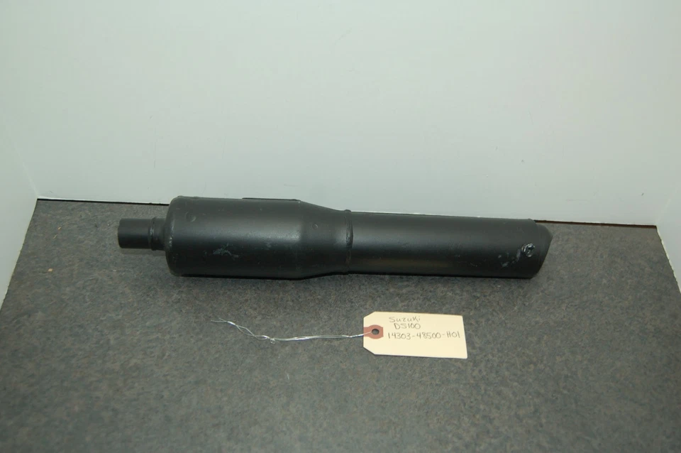 TUBO DE ESCAPE ORIGINAL SUZUKI 14303-48500-H01 NUEVO STOCK ANTIGUO DS100 DS125 Foto 1 de 4