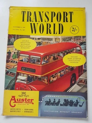 TRANSPORT WORLD NEWSPAPER MAGAZINE NOV 6 1954 VOL CXVI(116) NO. 3667 - Image 1 of 4