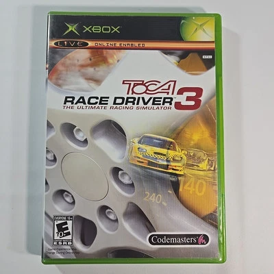 ToCA Race Driver 3 (Microsoft Original Xbox, 2006) Complete Tested & Working - Image 1 of 4