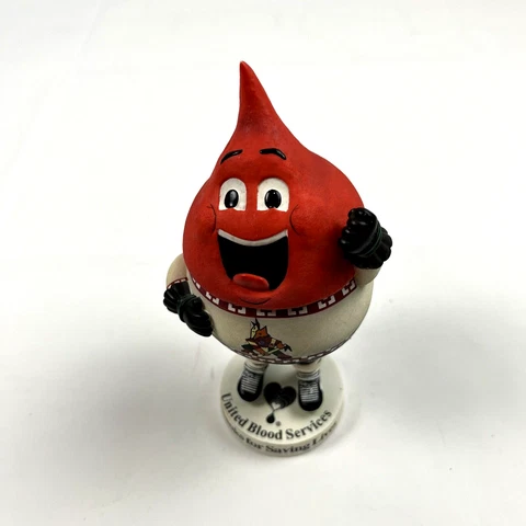 UBIE #3 Bobblehead United Blood Phoenix Coyotes Hockey Red White 7" Skating Cover