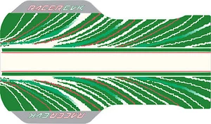 2013 TONYKART EVK STYLE FLOOR TRAY STICKER - KARTING - OTK - EVK M4 - Picture 1 of 3