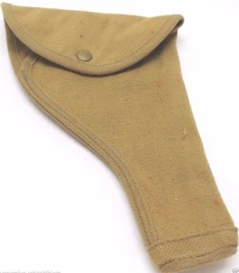 1943 British 455 webley holster tan canvas fits US 45 unclear marks each E7510 - Picture 1 of 8