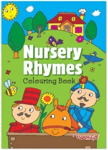 A4 Nursery Rhymes Childrens Colouring Book - 40 Pages to Colour - Foto 1 di 1