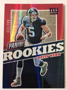 2017 PANINI DAVIS WEBB NATIONAL CONVENTION ROOKIE #'d 399 - Picture 1 of 2