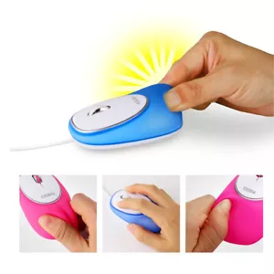 COSY Jelly Silicone Wired Mouse Blue Optical Sensor 1000DPI Cushion Advanced - Picture 1 of 4