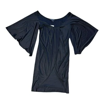 LAILA AZHAR Silk Bell Sleeve Mini Dress size S - Image 1 of 4