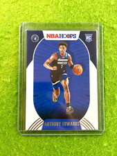 ANTHONY EDWARDS ROOKIE CARD JERSEY #1 TIMBERWOLVES 2020 Hoops Basketball