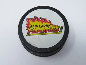 Saint John Flames AHL Virrey Oficial InGlasco Puck ¡Equipo de Hockey Menor Desaparecido! - Imagen 1 de 2