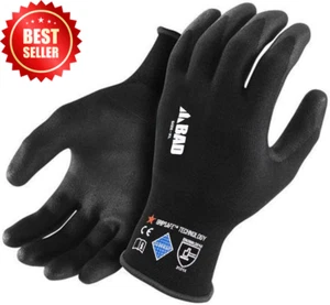 Stealth Nitrile Grip Insulated Work Gloves Cold Resistant Breathable Seamless Fi - Picture 1 of 12