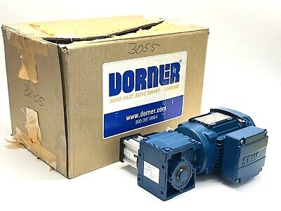 Dorner 22M008WS423EN 2200 Series Gearmotor W/ 22MSWS12B Side Mnt SEW WA20DRS71S4 • 949.99$