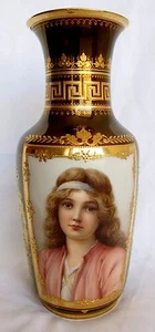 Royal Vienna 19th Century Hand Painted Porcelain Vase Signed by Greiner - Picture 1 of 6