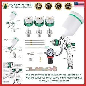 PROFESSIONAL Automotive HVLP Paint Gun for Homes Cars 1.4mm Nozzle - Picture 1 of 8