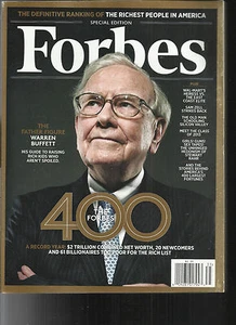 THE FORBES 400 MAGAZINE, SPECIAL EDITION OCTOBER, 07th 2013 - Picture 1 of 1
