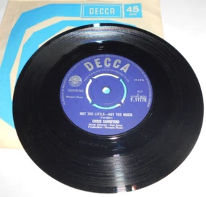 Chris Sandford I'M Looking / Not to Little Decca 7" NM 1963 1st Great Example - Picture 1 of 4