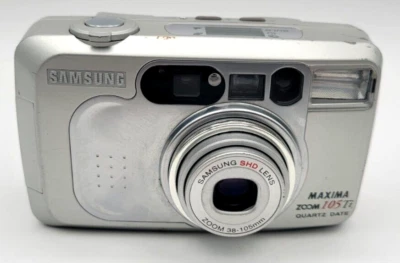Cámara fotográfica compacta Samsung Máxima 105 Ti 35 mm probada y funciona Foto 1 de 4