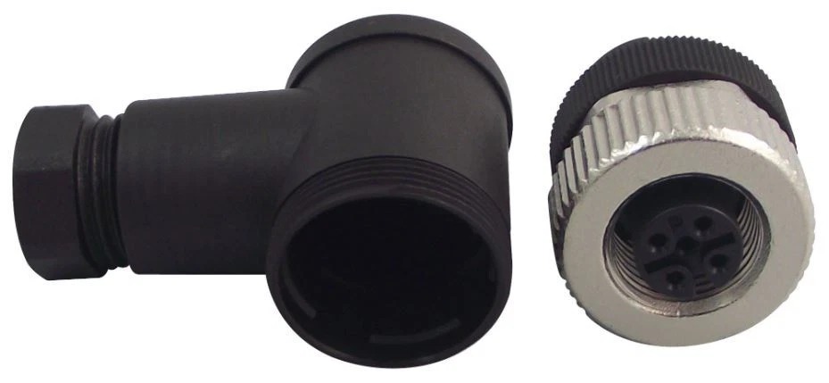 BINDER - Socket, Free, M12, 4 Way, Lock Ring, Right Angle - Image 1 of 1