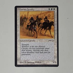 MTG - MOORISH CAVALRY - ARABIAN NIGHTS 1994 - SLIGHTLY OFF CENTER - GOOD+ / EX- - Imagen 1 de 2