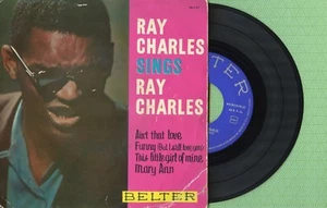 RAY CHARLES / Ain't That Love, Mary Ann BELTER 50.493 Pressing Spain 1961 EP VG - Picture 1 of 5