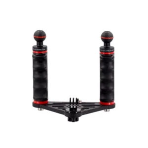 Mini Halterung Unterwasser- Doppel Griff Mit Kugeln 25mm MT04 Compact Video - Bild 1 von 5