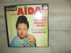 Verdi-Aida-Complete 3 LPS-London Records Box With Pamphlet - Picture 1 of 9