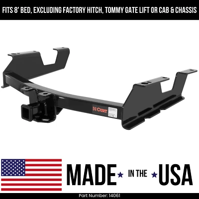 For 11-14 GMC Sierra 3500HD Trailer Hitch 8'Bed Std Bmpr Curt 10K 2" Tow 14061 Foto 1 de 2