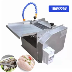 Máquina automática eléctrica para eliminar la piel de los peces pelador de piel de pescado de acero inoxidable - Imagen 1 de 10