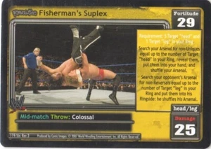 WWE: Fisherman's Suplex [Played] card type Mid-match REVOLUTION Raw Deal Wrestli - Picture 1 of 1