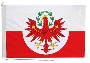 Tyrol Flag with Rope and Toggle - Handmade in the UK - Picture 1 of 8