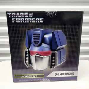 Modern Icons Transformers Soundwave Electronic Helmet NEW Gamestop Exclusive - Picture 1 of 6