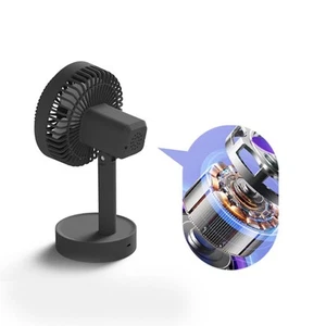 Rechargeable Fan with Digital Display and 100 Speed Options for Home Use - Afbeelding 1 van 13