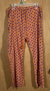 Pantalones de salón Pax Philomena de algodón con estampado de cactus Gauzy Coastal Boho para mujer talla M - Imagen 1 de 9