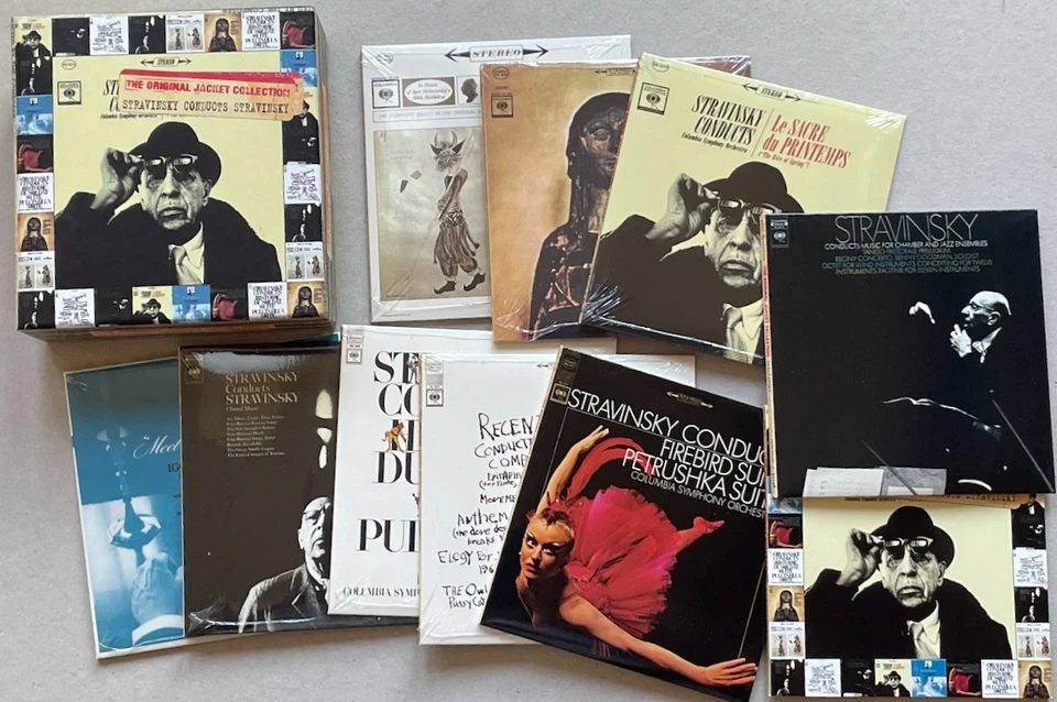 Stravinsky Conducts Stravinsky / Original Jackets / 1999 Sony 9 CD box set Foto 1 de 4