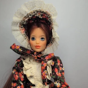 Vintage 1975 IDEAL Jody 9" Doll Girl Country Old Fashioned Outfit Bonnet READ - Picture 1 of 24
